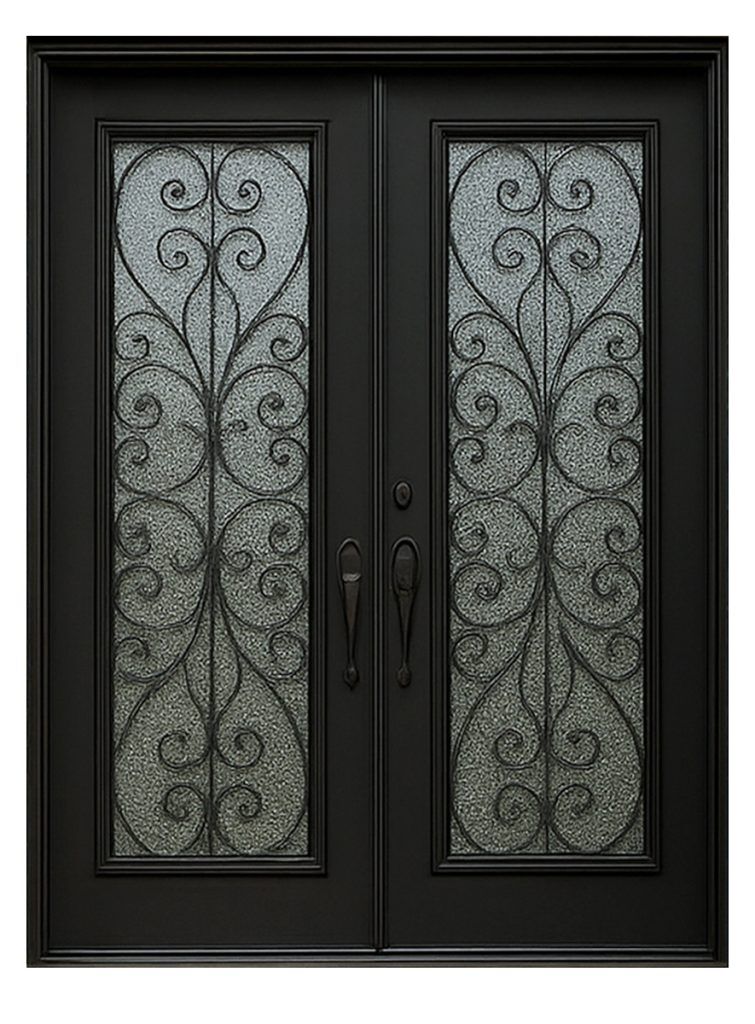 Nova Royal Series Wrought Iron Custom Exterior Door Style 265