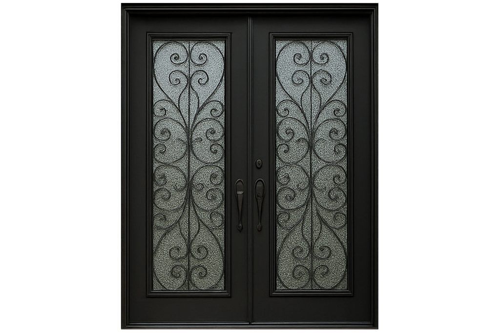 Nova Royal Series Wrought Iron Custom Exterior Door Style 265