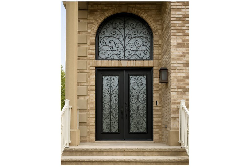 Nova Royal Series Wrought Iron Custom Exterior Door Style 265