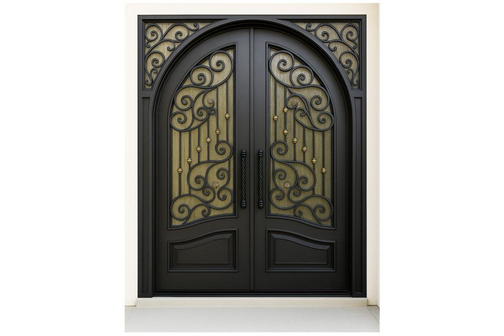 Nova Royal Series Wrought Iron Custom Exterior Door Style 267