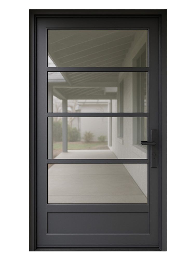 Nova Royal Series Wrought Iron Custom Exterior Door Style 269