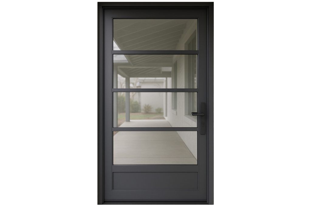Nova Royal Series Wrought Iron Custom Exterior Door Style 269