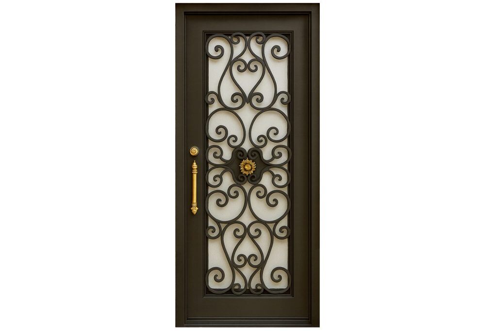 Nova Royal Series Wrought Iron Custom Exterior Door Style 270