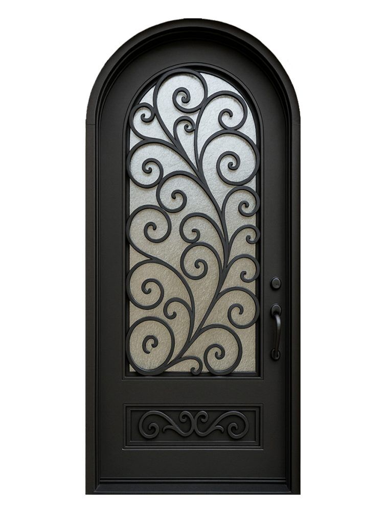 Nova Royal Series Wrought Iron Custom Exterior Door Style 271