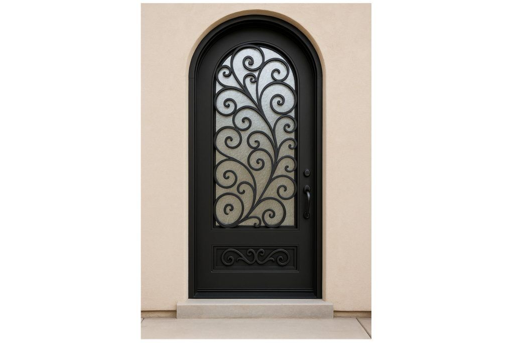Nova Royal Series Wrought Iron Custom Exterior Door Style 271