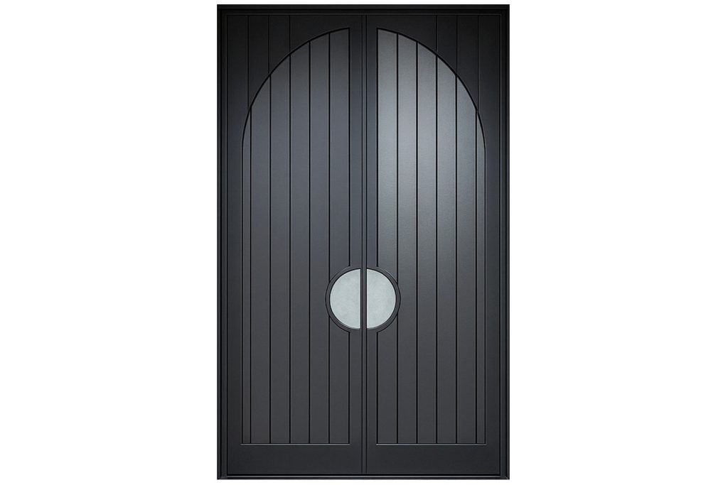 Nova Royal Series Wrought Iron Custom Exterior Door Style 274