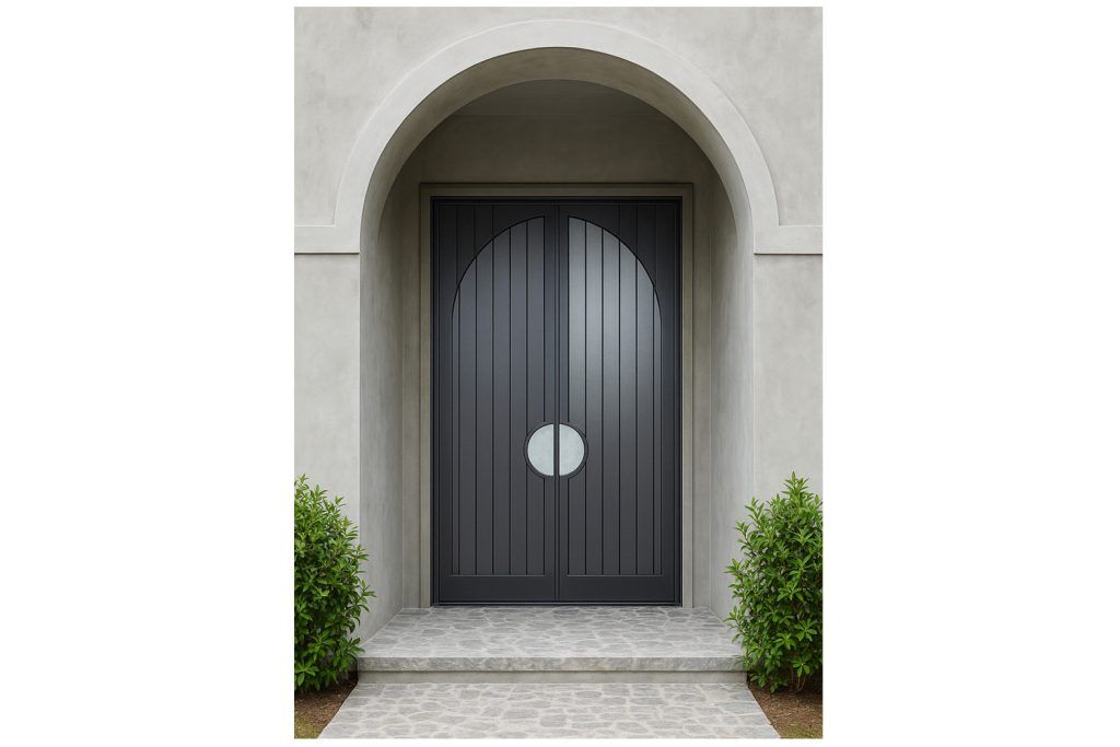 Nova Royal Series Wrought Iron Custom Exterior Door Style 274