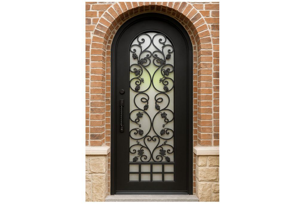 Nova Royal Series Wrought Iron Custom Exterior Door Style 276
