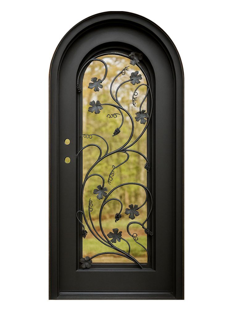 Nova Royal Series Wrought Iron Custom Exterior Door Style 277
