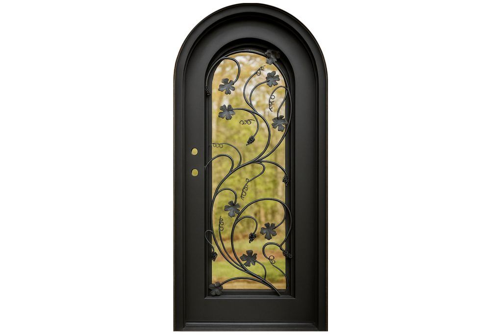 Nova Royal Series Wrought Iron Custom Exterior Door Style 277
