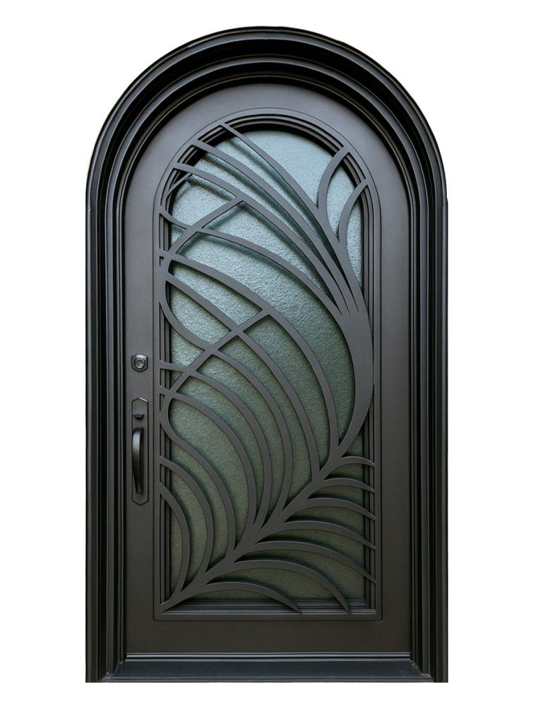 Nova Royal Series Wrought Iron Custom Exterior Door Style 278