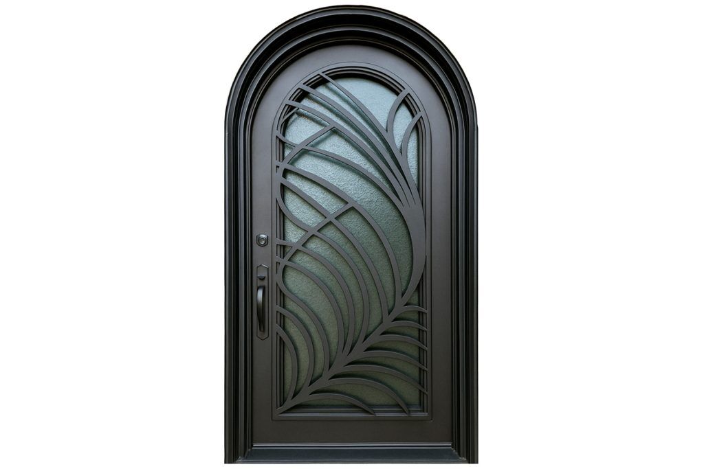 Nova Royal Series Wrought Iron Custom Exterior Door Style 278