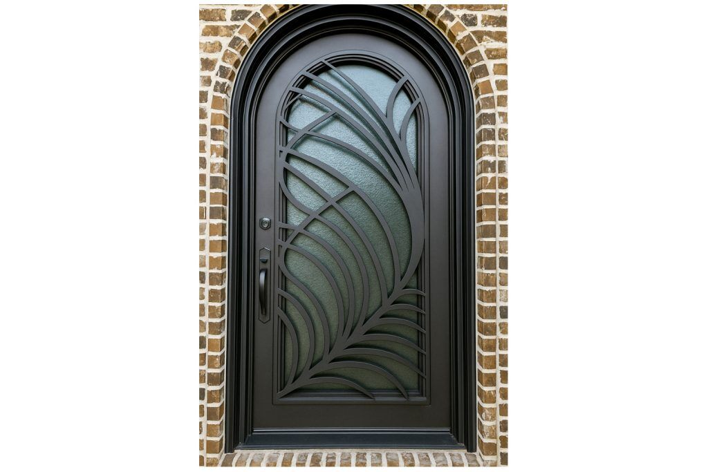 Nova Royal Series Wrought Iron Custom Exterior Door Style 278
