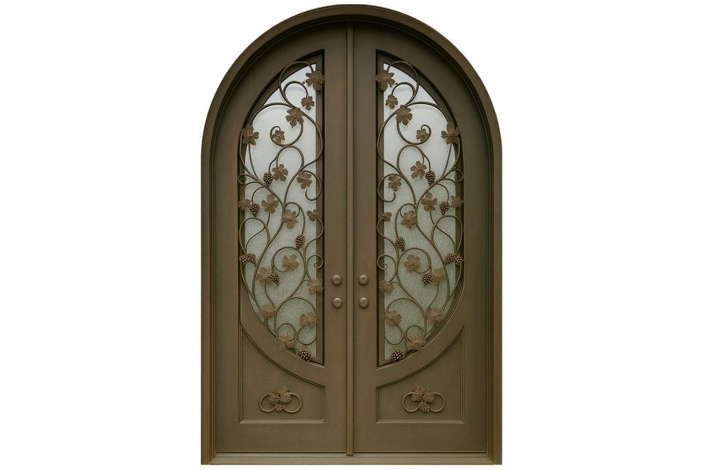 Nova Royal Series Wrought Iron Custom Exterior Door Style 279