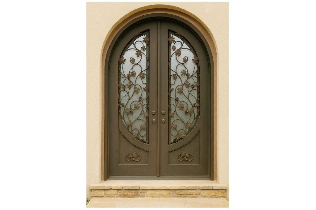 Nova Royal Series Wrought Iron Custom Exterior Door Style 279