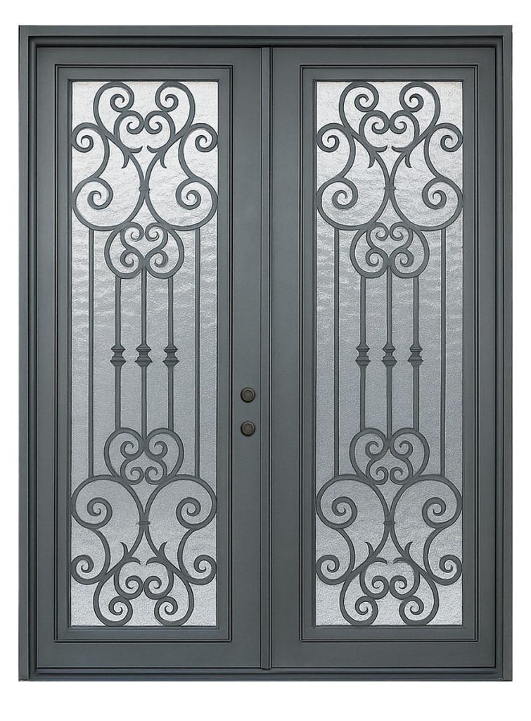 Nova Royal Series Wrought Iron Custom Exterior Door Style 280