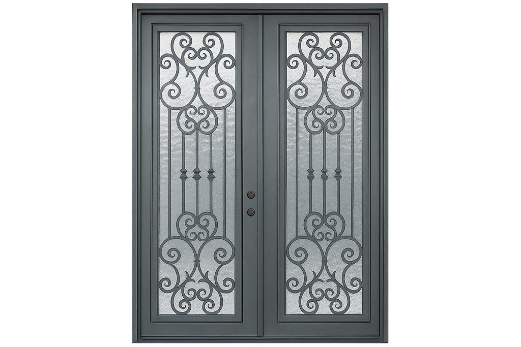 Nova Royal Series Wrought Iron Custom Exterior Door Style 280