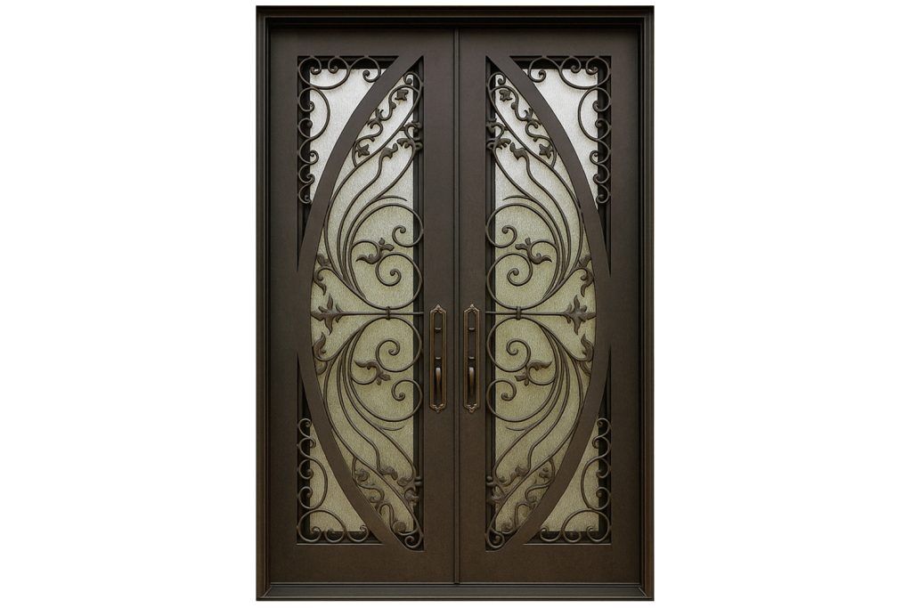 Nova Royal Series Wrought Iron Custom Exterior Door Style 284
