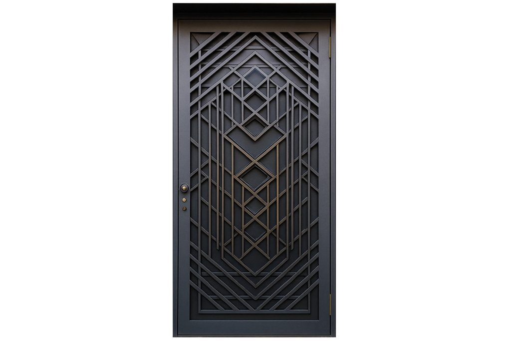 Nova Royal Series Wrought Iron Custom Exterior Door Style 285