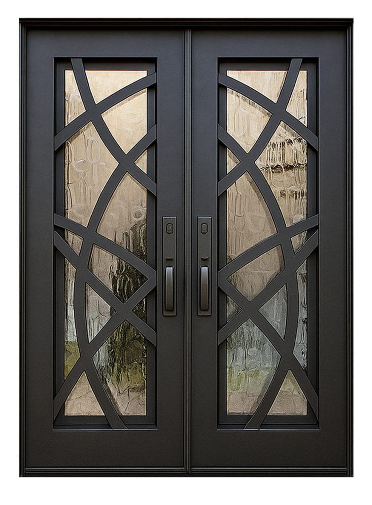 Nova Royal Series Wrought Iron Custom Exterior Door Style 287