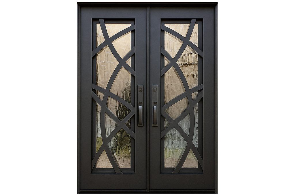 Nova Royal Series Wrought Iron Custom Exterior Door Style 287