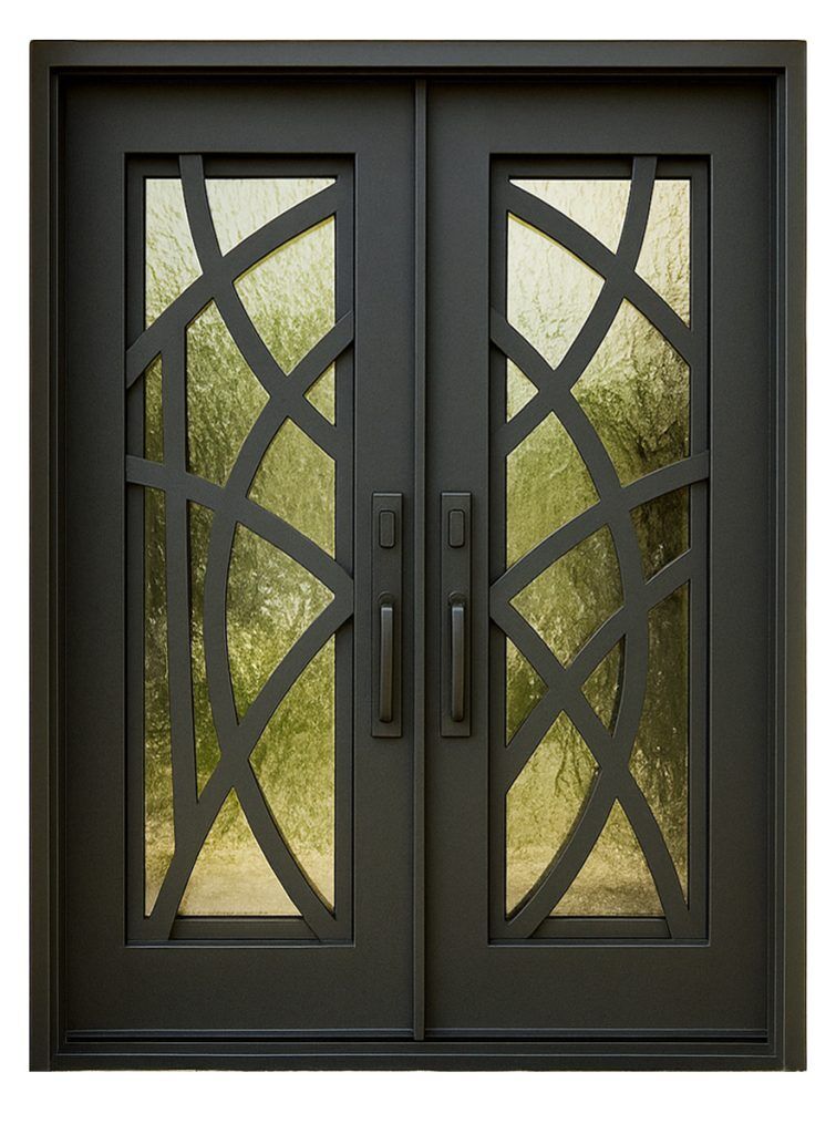 Nova Royal Series Wrought Iron Custom Exterior Door Style 288