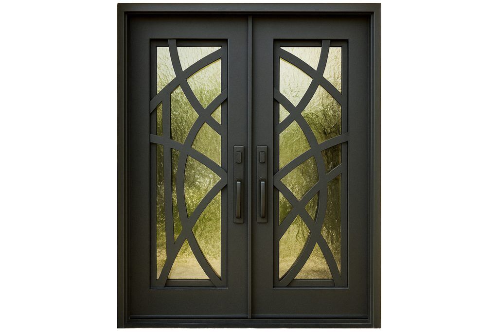 Nova Royal Series Wrought Iron Custom Exterior Door Style 288