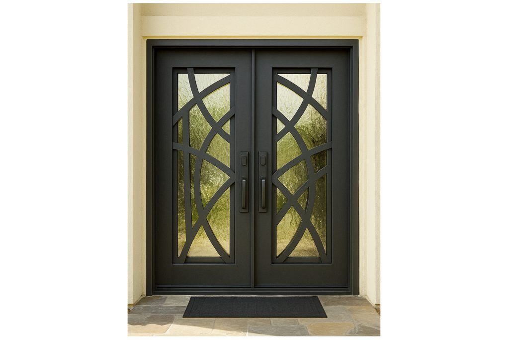Nova Royal Series Wrought Iron Custom Exterior Door Style 288
