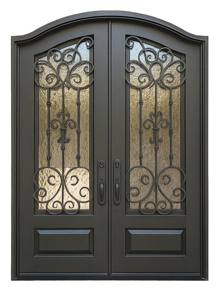 Nova Royal Series Wrought Iron Custom Exterior Door Style 290