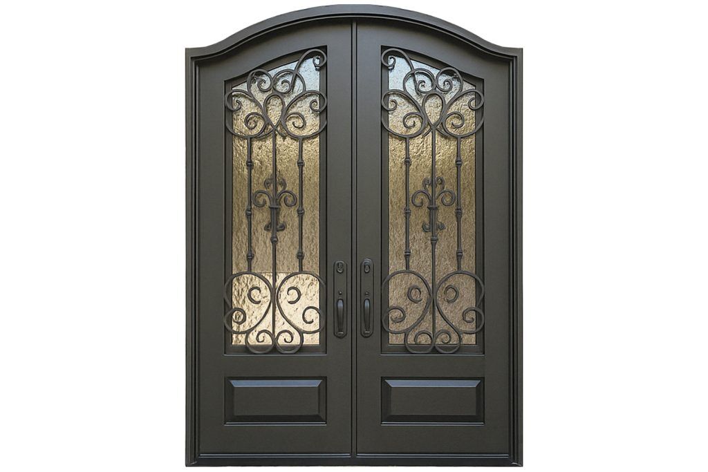 Nova Royal Series Wrought Iron Custom Exterior Door Style 290