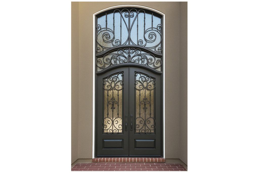 Nova Royal Series Wrought Iron Custom Exterior Door Style 290