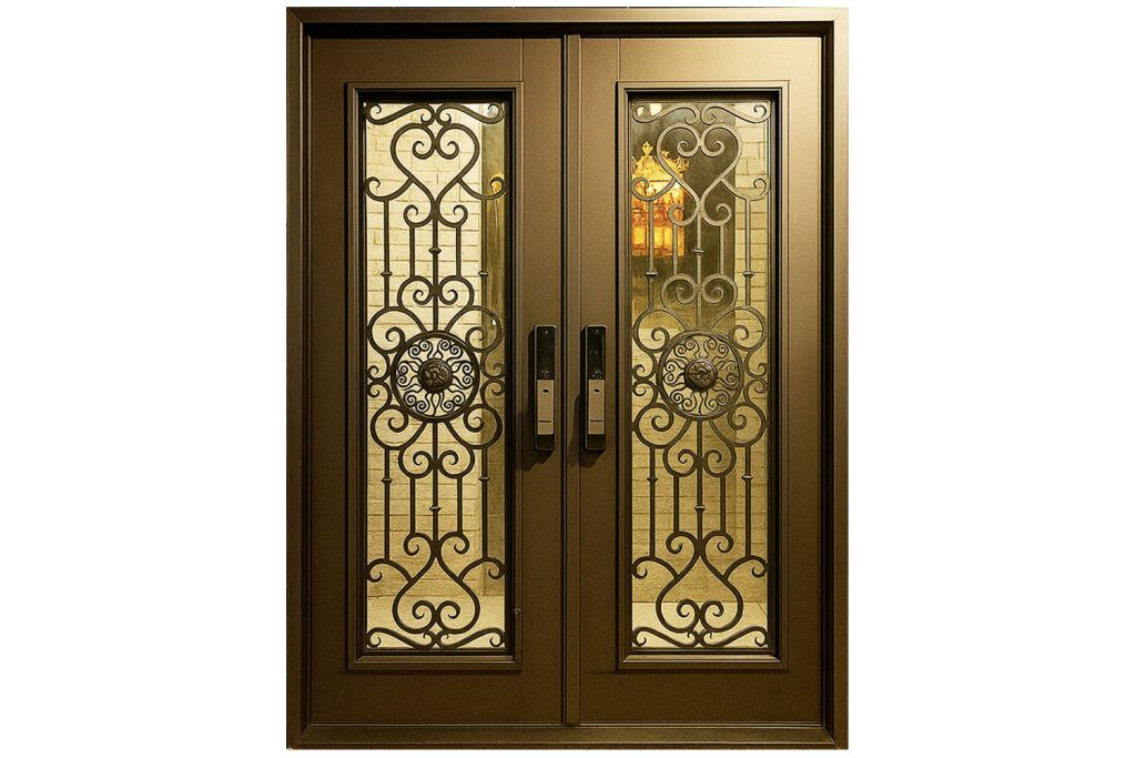Nova Royal Series Wrought Iron Custom Exterior Door Style 291