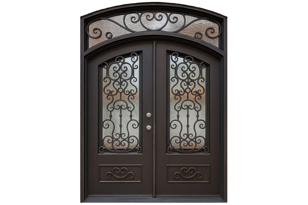Nova Royal Series Wrought Iron Custom Exterior Door Style 292