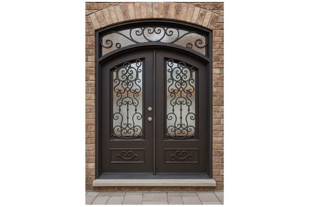 Nova Royal Series Wrought Iron Custom Exterior Door Style 292