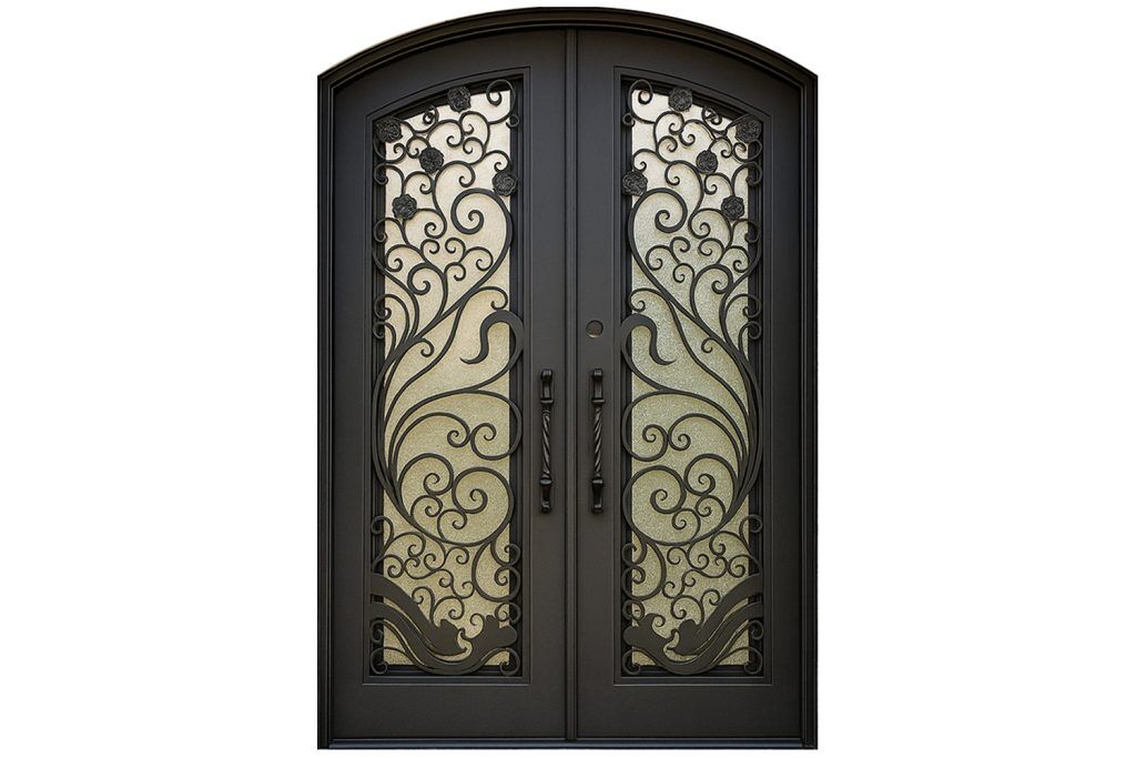 Nova Royal Series Wrought Iron Custom Exterior Door Style 294