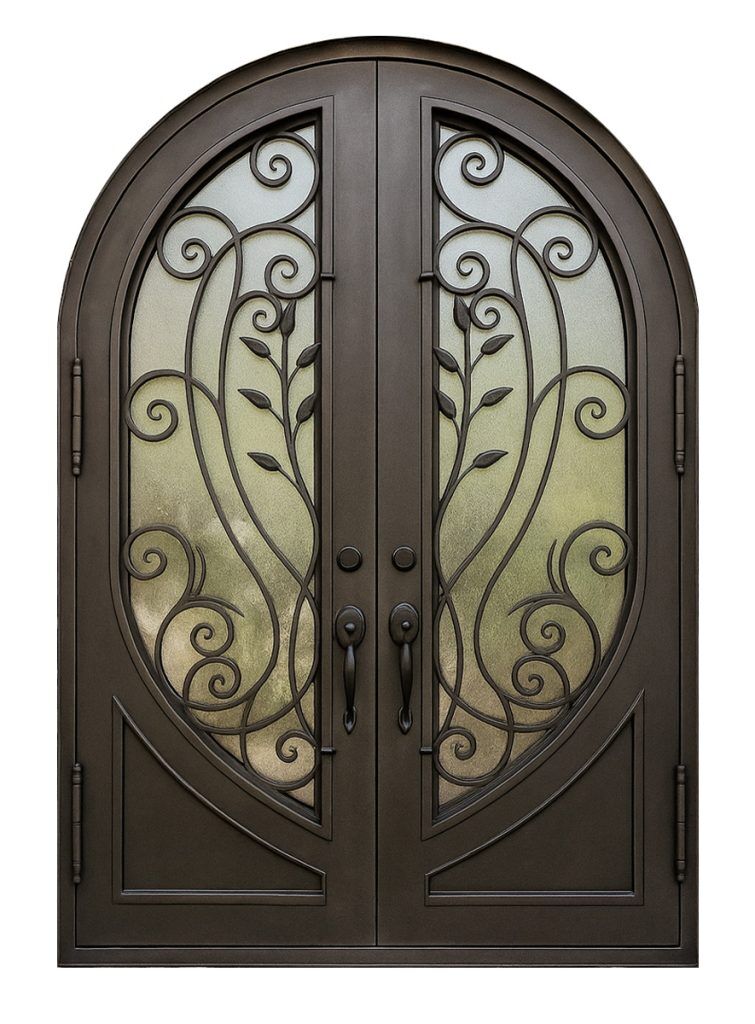 Nova Royal Series Wrought Iron Custom Exterior Door Style 298