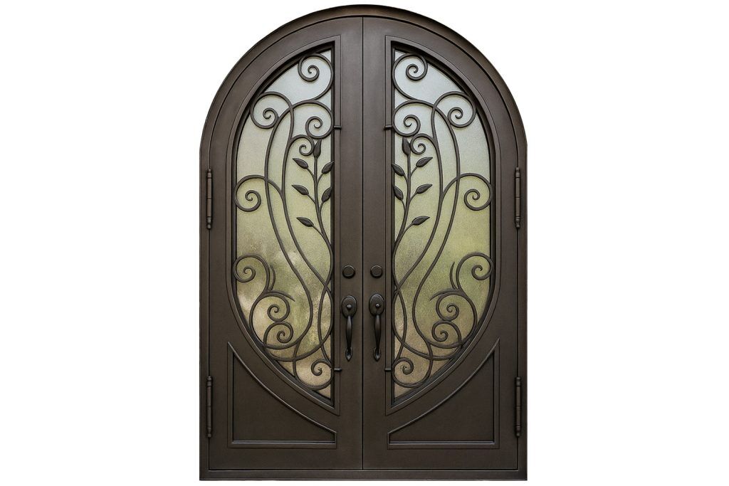 Nova Royal Series Wrought Iron Custom Exterior Door Style 298
