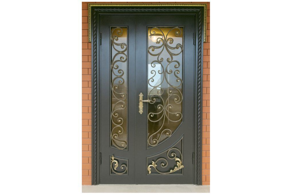 Nova Royal Series Wrought Iron Custom Exterior Door Style 305