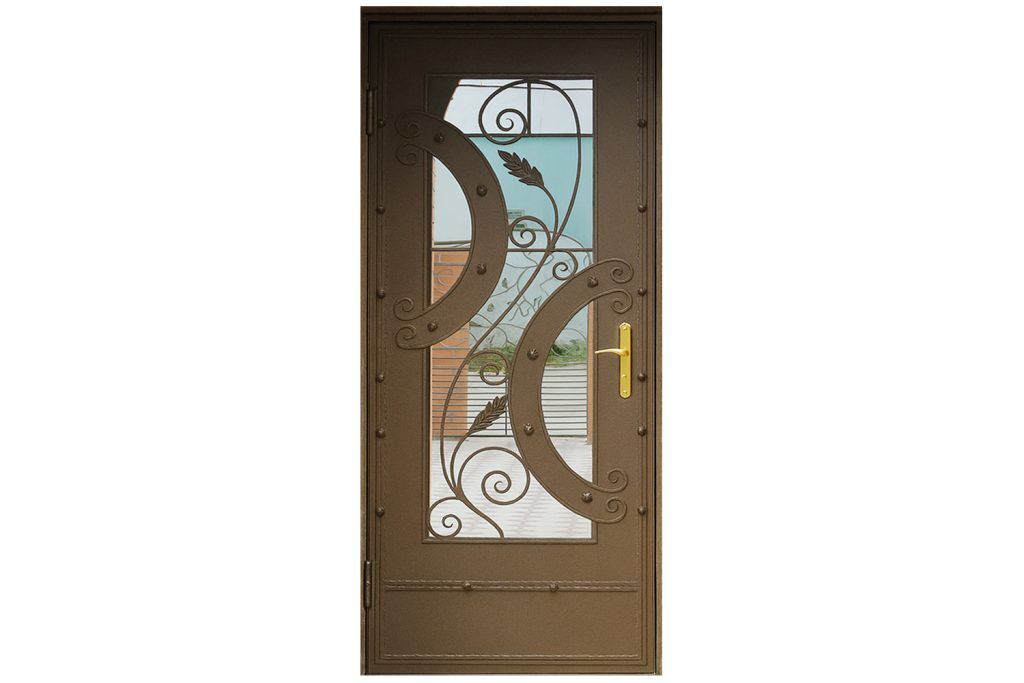 Nova Royal Series Wrought Iron Custom Exterior Door Style 311