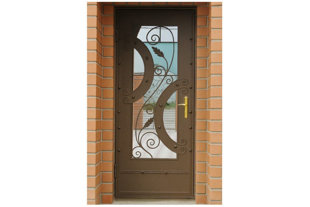 Nova Royal Series Wrought Iron Custom Exterior Door Style 311