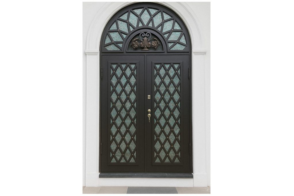 Nova Royal Series Wrought Iron Custom Exterior Door Style 312