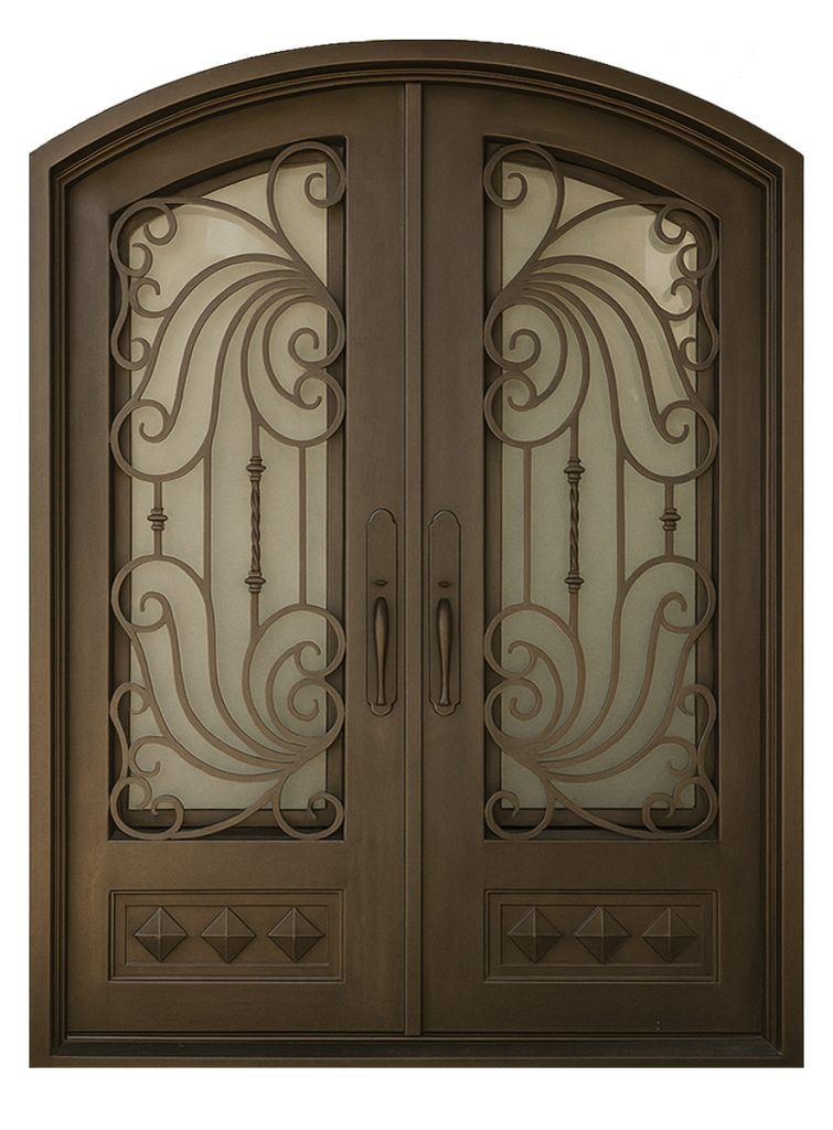Nova Royal Series Wrought Iron Custom Exterior Door Style 316