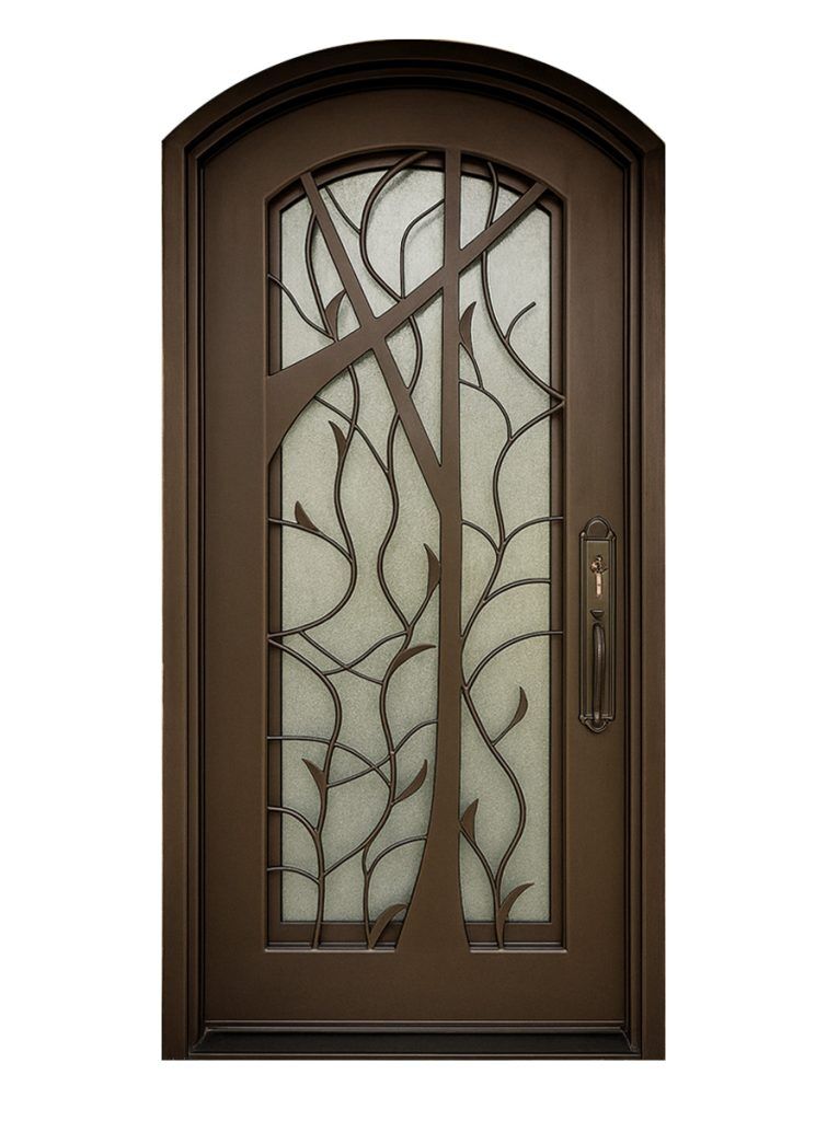 Nova Royal Series Wrought Iron Custom Exterior Door Style 320