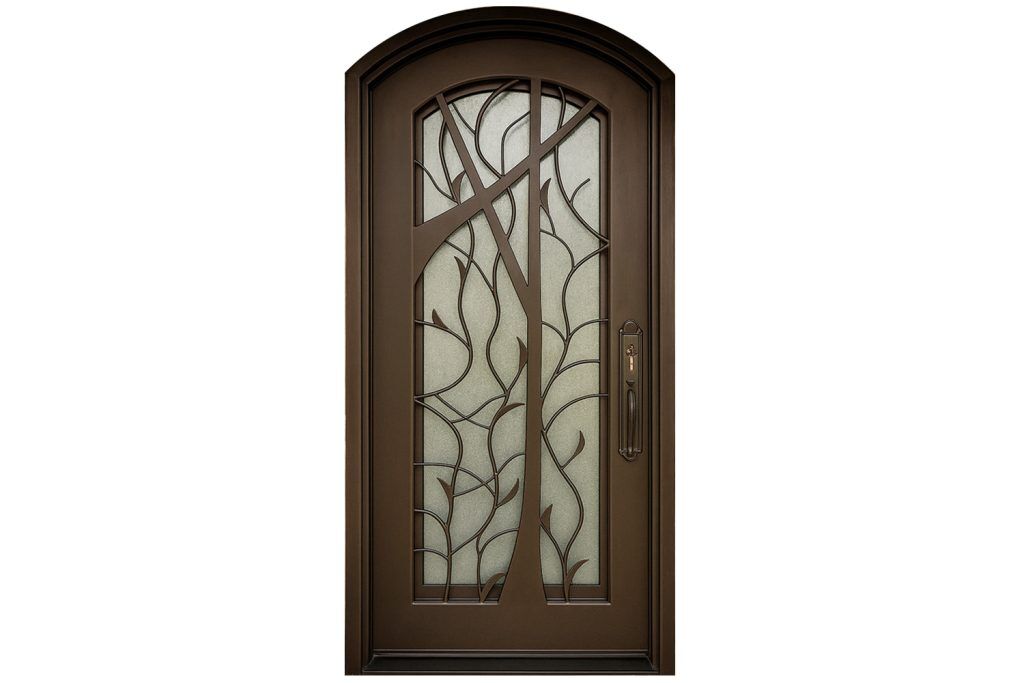 Nova Royal Series Wrought Iron Custom Exterior Door Style 320