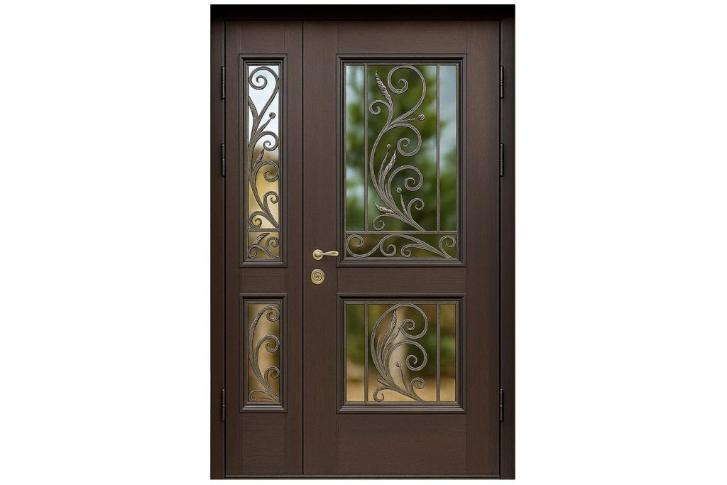 Nova Royal Series Wrought Iron Custom Exterior Door Style 326