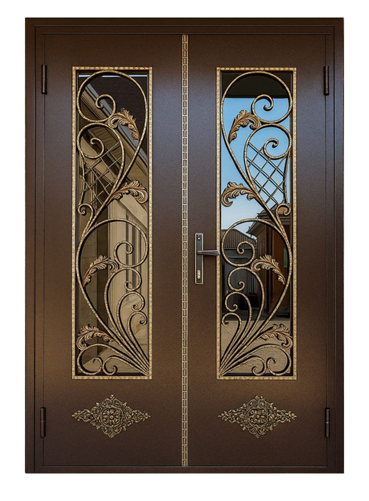Nova Royal Series Wrought Iron Custom Exterior Door Style 327