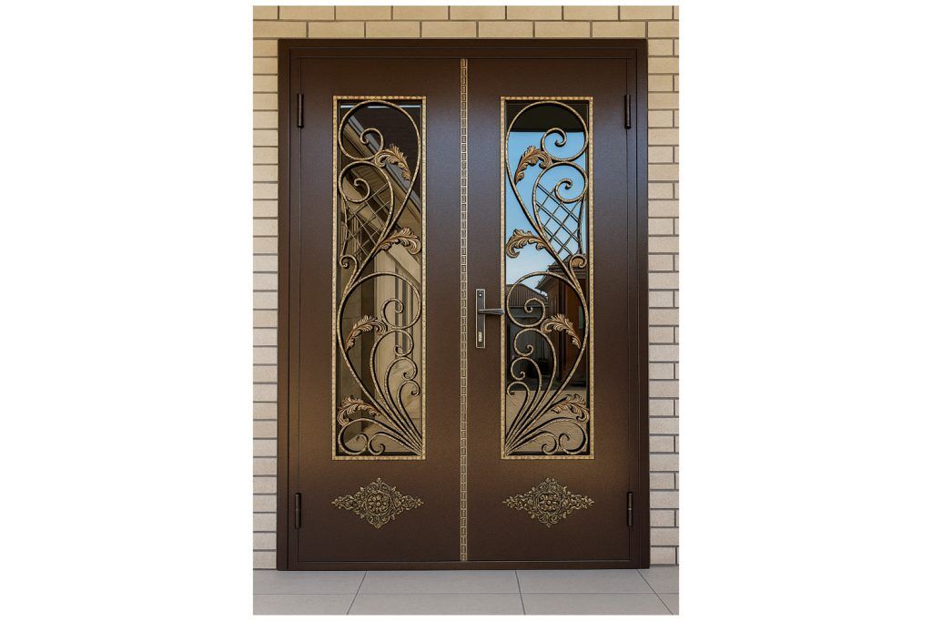 Nova Royal Series Wrought Iron Custom Exterior Door Style 327