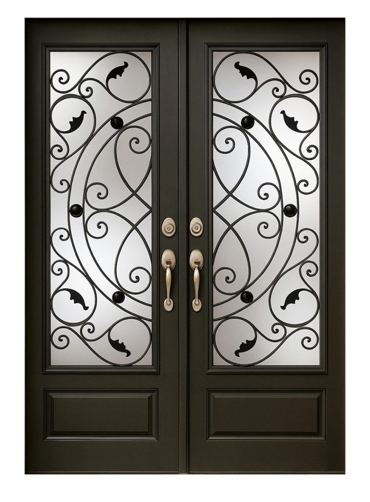 Nova Royal Series Wrought Iron Custom Exterior Door Style 332