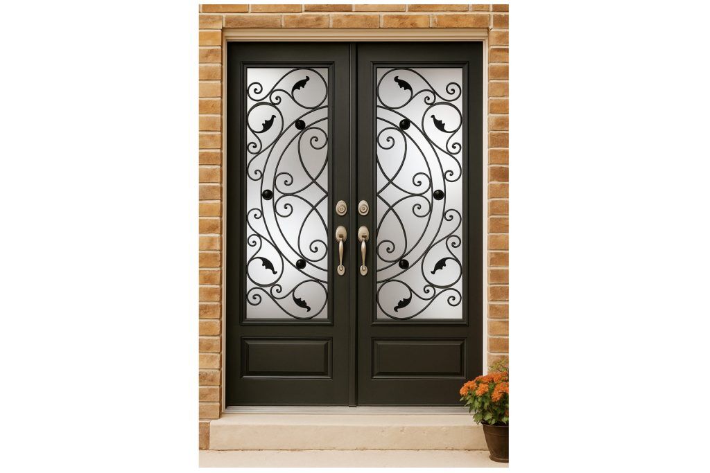 Nova Royal Series Wrought Iron Custom Exterior Door Style 332