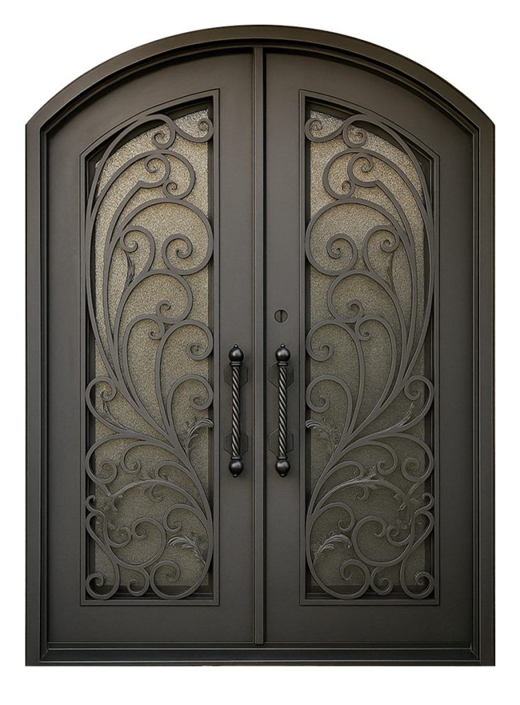 Nova Royal Series Wrought Iron Custom Exterior Door Style 333